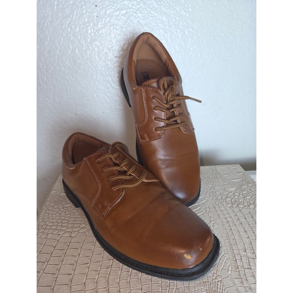 Stacy Adams‎ Austin Little & Big Kid Boys Square Closed Toe Oxford Size 2M